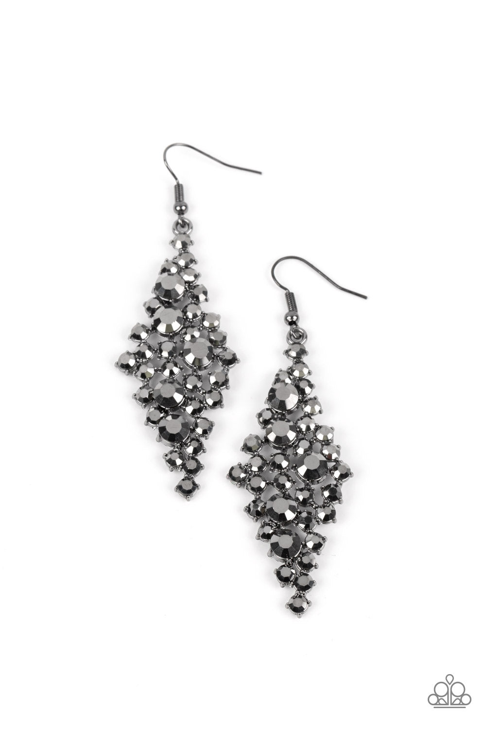 paparazzi-accessories-celestial-comet-black-earrings