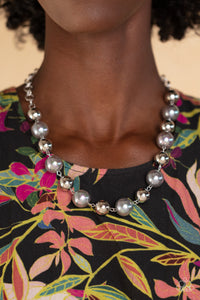 Dreamscape Escape - Silver Necklace - Paparazzi Jewelry