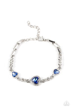 Load image into Gallery viewer, paparazzi-accessories-amor-actually-blue-bracelet
