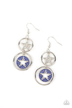 Load image into Gallery viewer, paparazzi-accessories-liberty-and-sparkle-for-all-blue-earrings
