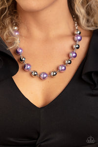 Dreamscape Escape - Purple Necklace - Paparazzi Jewelry