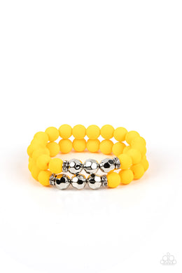 paparazzi-accessories-dip-and-dive-yellow-bracelet