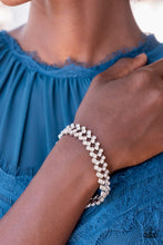 Load image into Gallery viewer, Seize the Sizzle - White Bracelet - Paparazzi Jewelry
