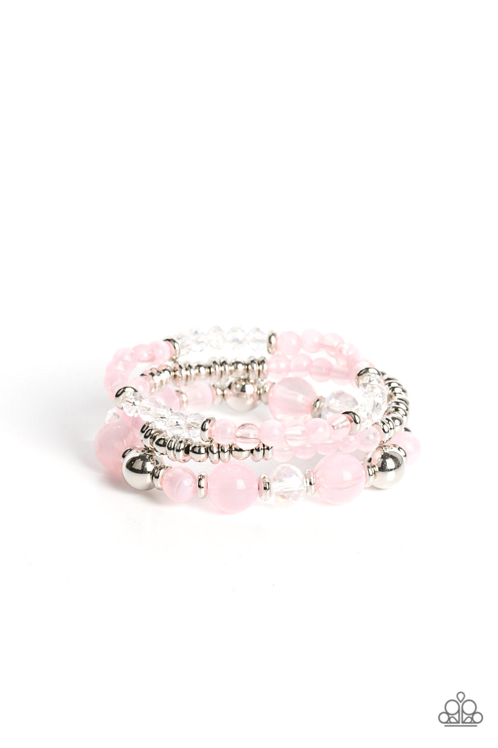 paparazzi-accessories-shoreside-stroll-pink-bracelet
