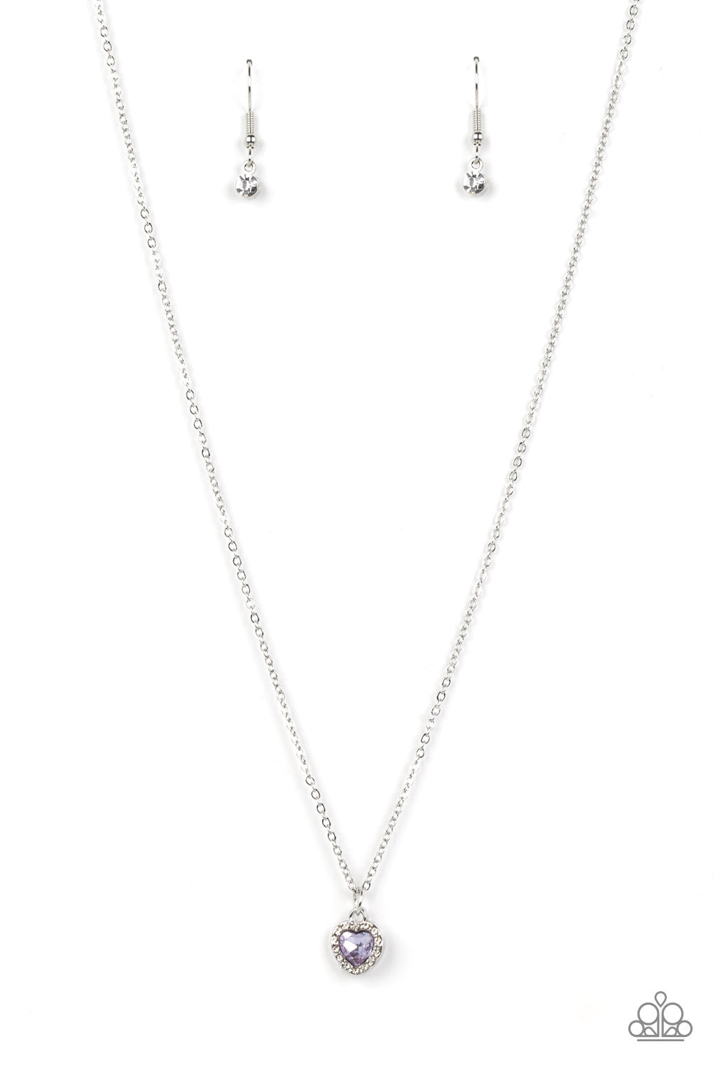 paparazzi-accessories-a-little-lovestruck-purple-necklace