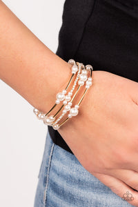 Marina Masterpiece - Gold Bracelet - Paparazzi Jewelry