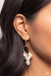Ahoy There! - Gold Earrings - Paparazzi Jewelry