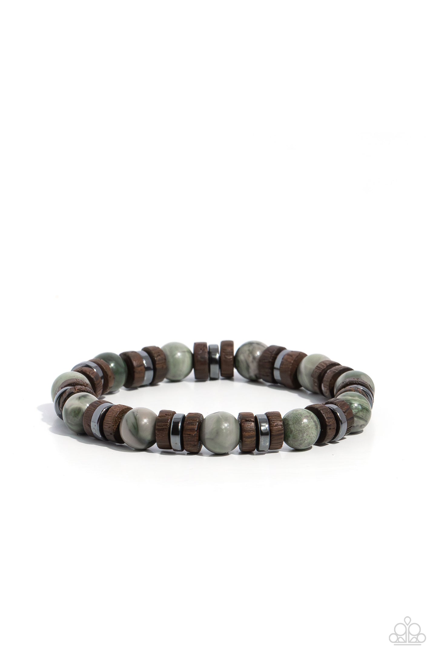 paparazzi-accessories-earthy-empath-green-bracelet