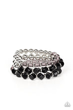 Load image into Gallery viewer, paparazzi-accessories-summer-sabbatical-black-bracelet
