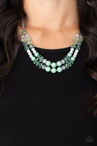 Vera-CRUZIN - Green Necklace - Paparazzi Jewelry