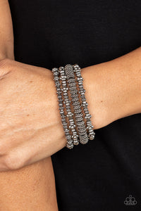 Country Charmer - Silver Bracelet - Paparazzi Jewelry