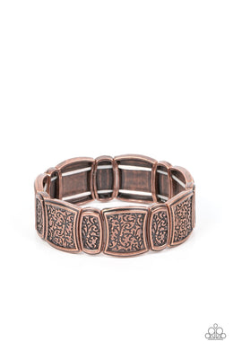 paparazzi-accessories-wine-country-copper-bracelet