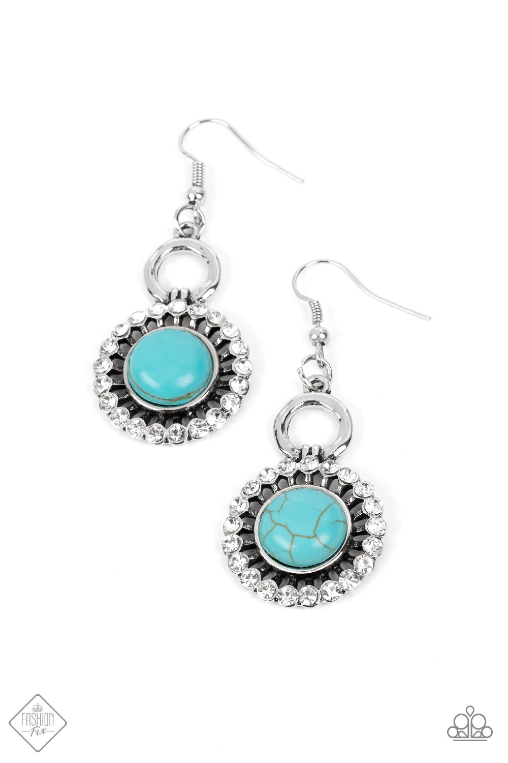 paparazzi-accessories-mojave-mogul-blue-earrings