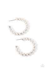 Load image into Gallery viewer, paparazzi-accessories-yacht-royale-white-earrings
