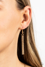 Load image into Gallery viewer, After the ARTIFACT - Gold Necklace - Paparazzi Jewelry
