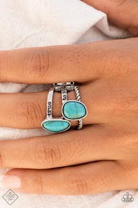 True to You - Blue Ring - Paparazzi Jewelry