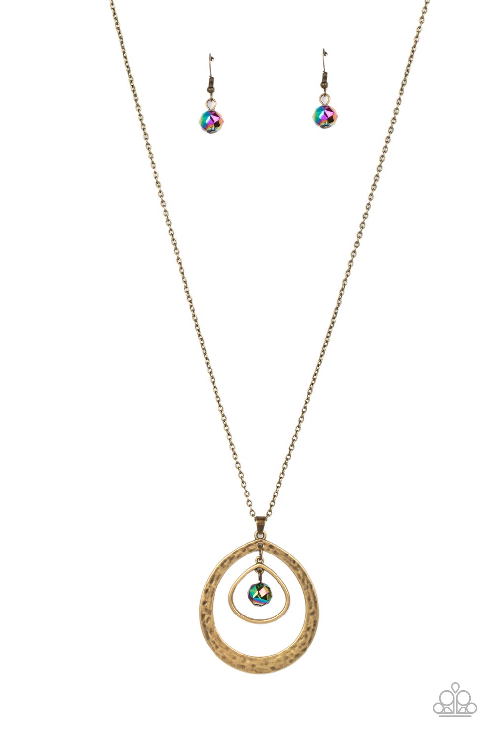 paparazzi-accessories-tasteful-teardrops-brass-necklace
