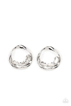 Load image into Gallery viewer, paparazzi-accessories-imperfect-illumination-white-post earrings
