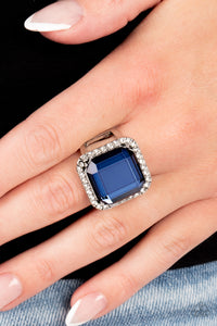 Slow Burn - Blue Ring - Paparazzi Jewelry