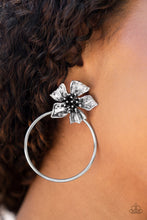 Load image into Gallery viewer, Buttercup Bliss - Silver Post Earrings - Paparazzi Jewelry
