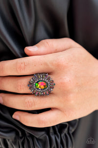 Astral Attitude - Multi Ring - Paparazzi Jewelry