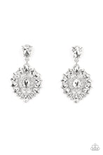 Load image into Gallery viewer, paparazzi-accessories-my-good-luxe-charm-white-post earrings

