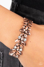 Load image into Gallery viewer, Glacial Gleam - Copper Bracelet - Paparazzi Jewelry
