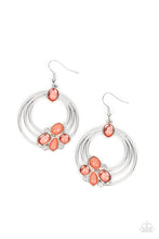 Load image into Gallery viewer, paparazzi-accessories-dreamy-dewdrops-orange-earrings
