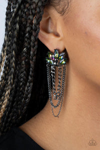 Reach for the SKYSCRAPERS - Multi Post Earrings - Paparazzi Jewelry