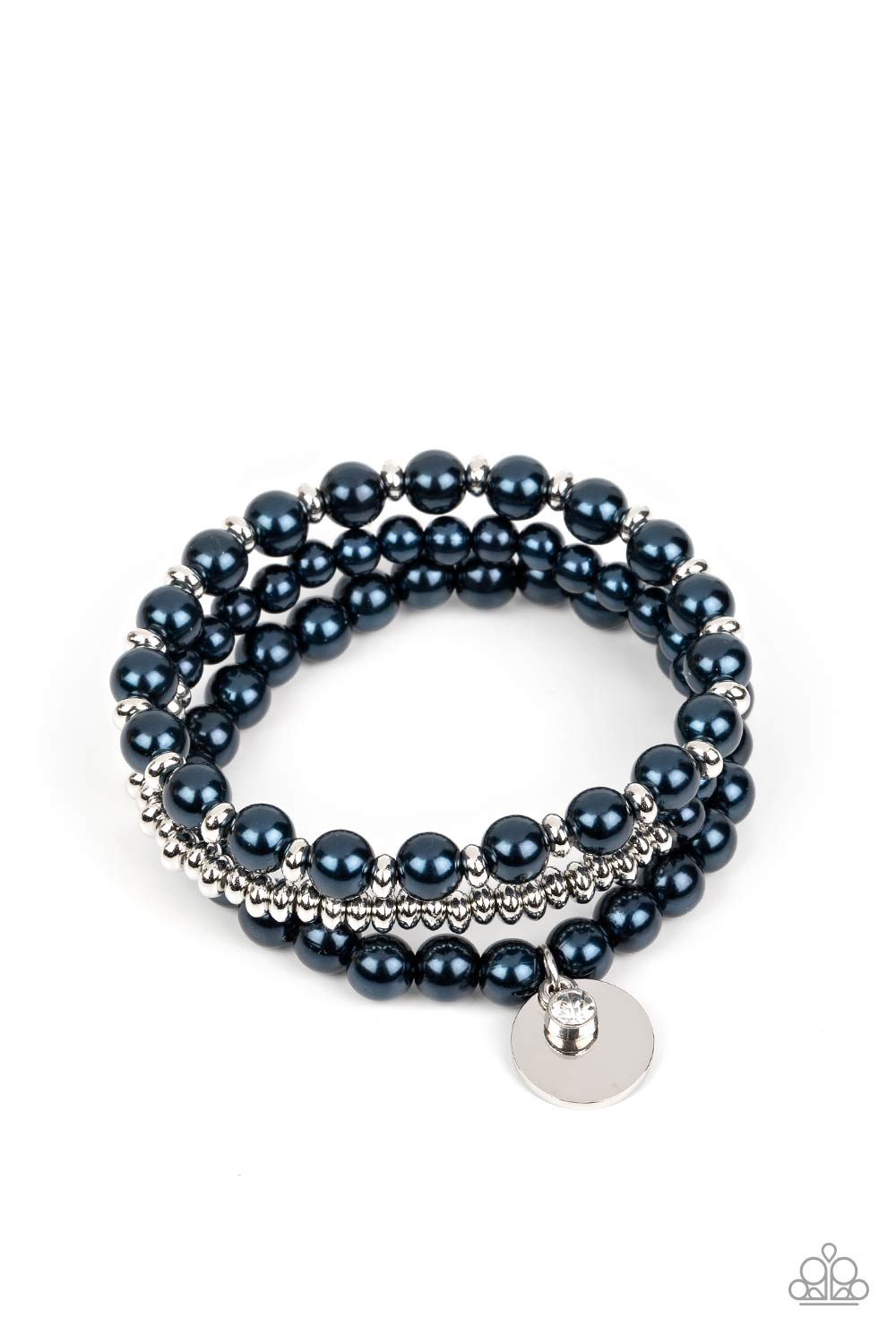 paparazzi-accessories-pearly-professional-blue-bracelet