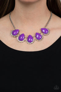 Ethereal Exaggerations - Purple Necklace - Paparazzi Jewelry