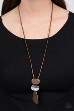 Load image into Gallery viewer, Riverside Respite - Copper Necklace - Paparazzi Jewelry
