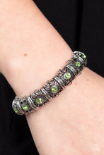 Load image into Gallery viewer, Ageless Glow - Green Bracelet - Paparazzi Jewelry
