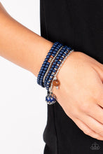 Load image into Gallery viewer, Epic Escapade - Blue Bracelet - Paparazzi Jewelry
