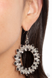 Combustible Couture - Black Earrings - Paparazzi Jewelry
