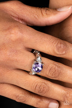 Load image into Gallery viewer, Intergalactic I Do - Purple Ring - Paparazzi Jewelry
