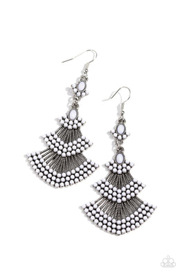 paparazzi-accessories-eastern-expression-white-earrings
