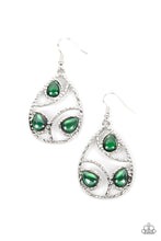 Load image into Gallery viewer, paparazzi-accessories-send-the-bright-message-green-earrings
