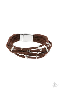 paparazzi-accessories-clustered-constellations-brown-bracelet