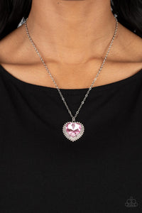 Sweethearts Stroll - Pink Necklace - Paparazzi Jewelry