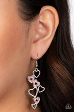 Load image into Gallery viewer, Sweetheart Serenade - Pink Earrings - Paparazzi Jewelry
