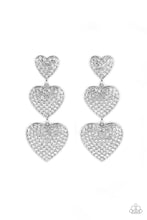 Load image into Gallery viewer, paparazzi-accessories-couples-retreat-white-post earrings
