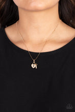 Load image into Gallery viewer, You Hold My Heart - Gold Necklace - Paparazzi Jewelry
