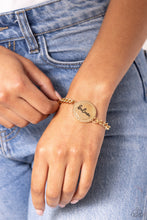 Load image into Gallery viewer, Hope and Faith - Gold Bracelet - Paparazzi Jewelry
