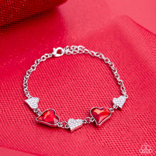 Load image into Gallery viewer, Cluelessly Crushing - Red Bracelet - Paparazzi Jewelry
