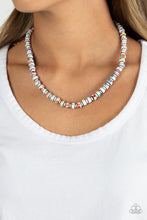 Load image into Gallery viewer, Gobstopper Glamour - White Necklace - Paparazzi Jewelry
