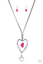 Load image into Gallery viewer, paparazzi-accessories-santa-fe-sweetheart-pink-lanyard
