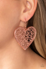 Load image into Gallery viewer, Fairest in the Land - Copper Earrings - Paparazzi Jewelry
