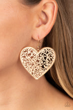 Load image into Gallery viewer, Fairest in the Land - Gold Earrings - Paparazzi Jewelry
