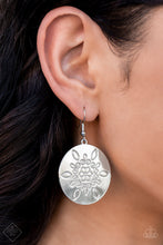 Load image into Gallery viewer, Tidal Taste - Silver Earrings - Paparazzi Jewelry
